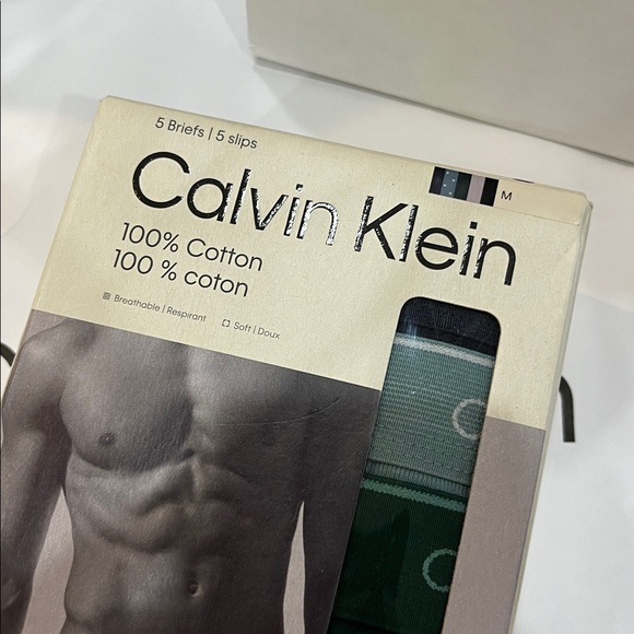 Calvin Klein Intense Power Men cotton Brief 5-pack M multicolor dark - Picture 3 of 7